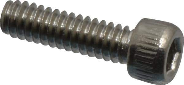 Value Collection - #3-48 UNC Hex Socket Drive, Socket Cap Screw - Grade 18-8 Stainless Steel, 3/8" Length Under Head - Eagle Tool & Supply