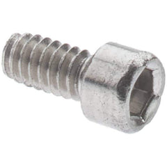 Value Collection - #5-44 UNF Hex Socket Drive, Socket Cap Screw - Grade 18-8 & Austenitic A2 Stainless Steel, Uncoated, Partially Threaded, 1" Length Under Head - Eagle Tool & Supply