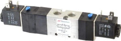 ARO/Ingersoll-Rand - 1/4", 4-Way 3-Position Maxair Stacking Solenoid Valve - 120 VAC, 0.7 CV Rate, 1.81" High - Eagle Tool & Supply