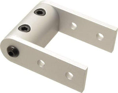 80/20 Inc. - 3" High, Open Shelving 3" Universal Arm Pivot - Aluminum, Use with Series 10 & Bolt Kit 3393 - Eagle Tool & Supply