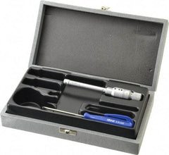 TESA Brown & Sharpe - 0.275 to 0.35", 2" Gage Depth, Mechanical Inside Hole Micrometer - 0.0001" Graduation, Ratchet Stop Thimble - Eagle Tool & Supply