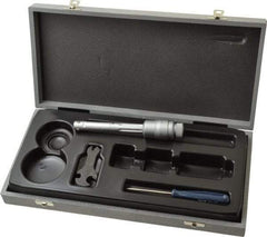 TESA Brown & Sharpe - 0.5 to 0.6", 3" Gage Depth, Mechanical Inside Hole Micrometer - 0.0002" Graduation, Ratchet Stop Thimble - Eagle Tool & Supply
