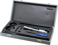 TESA Brown & Sharpe - 0.6 to 0.7", 3" Gage Depth, Mechanical Inside Hole Micrometer - 0.0002" Graduation, Ratchet Stop Thimble - Eagle Tool & Supply