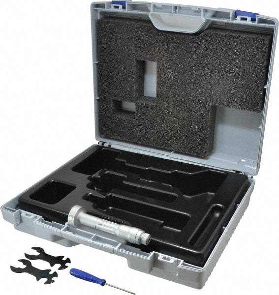 TESA Brown & Sharpe - 1.4 to 1.6", 3" Gage Depth, Mechanical Inside Hole Micrometer - 0.0002" Graduation, Ratchet Stop Thimble - Eagle Tool & Supply