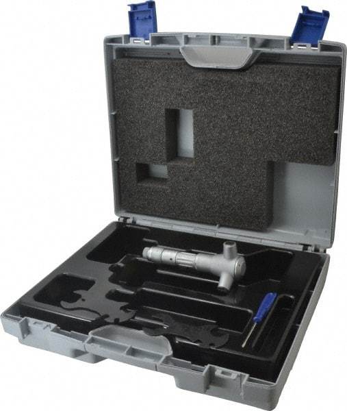 TESA Brown & Sharpe - 2.8 to 3.2", 3" Gage Depth, Mechanical Inside Hole Micrometer - 0.0002" Graduation, Ratchet Stop Thimble - Eagle Tool & Supply