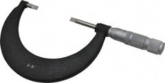 TESA Brown & Sharpe - 2" to 3" Mechanical Blade Micrometer - 0.001" Graduation, 0.017" Blade Thickness, Friction Thimble - Eagle Tool & Supply
