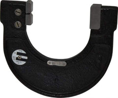 YPG - 2-1/2 to 2-3/4 Inch, Cast Iron 6x Frame Snap Gage - 0.001 Inch Graduation, Hardened Tool Steel Anvil - Eagle Tool & Supply