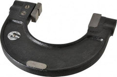 YPG - 3-1/16 to 3-7/16 Inch, Cast Iron 7x Frame Snap Gage - 0.001 Inch Graduation, Hardened Tool Steel Anvil - Eagle Tool & Supply