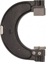 YPG - 3-7/16 to 3-13/16 Inch, Cast Iron 8 Frame Snap Gage - 0.001 Inch Graduation, Hardened Tool Steel Anvil - Eagle Tool & Supply