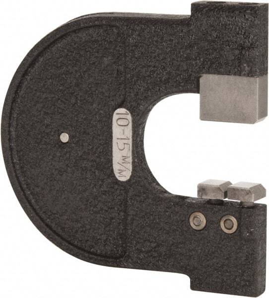 YPG - 0.385 to 0.57 Inch, Cast Iron MC0 Frame Snap Gage - Hardened Tool Steel Anvil - Eagle Tool & Supply
