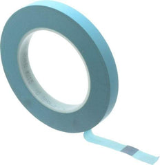 3M - 1/2" Wide x 60 Yd Long Blue Polypropylene Film Masking Tape - Series 215, 4.8 mil Thick, 15 In/Lb Tensile Strength - Eagle Tool & Supply