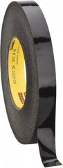 3M - 3/4" Wide x 60 Yd Long Black Crepe Paper Masking Tape - Series 226, 10.6 mil Thick, 34 In/Lb Tensile Strength - Eagle Tool & Supply