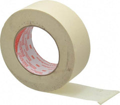 3M - 2" Wide x 60 Yd Long Tan Paper Masking Tape - Series 2364, 6.5 mil Thick, 24 In/Lb Tensile Strength - Eagle Tool & Supply
