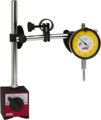 Value Collection - 0.001" Graduation, 0-100 Dial Reading, Indicator & Base Kit - C Holder, 0.001 Inch Graduation, Includes Dial Indicator, Magnetic Base - Eagle Tool & Supply