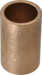 Boston Gear - 1" Inside x 1-1/4" Outside Diam, Oil Impregnated Bronze SAE-841 Sleeve Bearing - 2" OAL - Eagle Tool & Supply