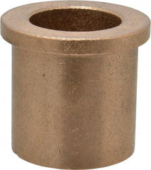 Boston Gear - 1" Inside x 1-3/8" Outside Diam, Oil Impregnated Bronze Sleeve Bearing - 1-5/8" Flange Outside Diam, 3/16" Flange Thickness, 1-1/2" OAL - Eagle Tool & Supply