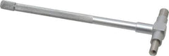 Value Collection - 1-1/4 to 2-1/8 Inch, 5.85 Inch Overall Length, Telescoping Gage - 5 Inch Long Handle, Hardened Tool Steel, Satin Chrome Finish - Eagle Tool & Supply