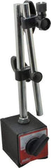 Value Collection - 130 Lb Magnetic Force, Indicator Positioner & Holder with Base - Post & Rod, Rectangular Base, 55mm Base Height, 63mm Base Length, 50mm Base Width - Eagle Tool & Supply