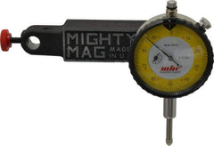 Value Collection - 0.001" Graduation, 0-100 Dial Reading, Dial Indicator & Base Kit - 4-1/2" Base Length x 1" Base Width x 1-1/4" Base Height, 2.2" Dial Diam - Eagle Tool & Supply