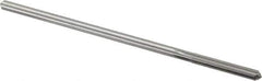 Alvord Polk - #19 High Speed Steel 6 Flute Chucking Reamer - Straight Flute, 0.1595" Straight Shank, 1-1/8" Flute Length, 4-1/2" OAL - Eagle Tool & Supply