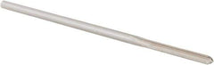 Alvord Polk - #24 High Speed Steel 4 Flute Chucking Reamer - Straight Flute, 0.146" Straight Shank, 1" Flute Length, 4" OAL - Eagle Tool & Supply