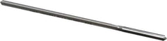 Alvord Polk - #29 High Speed Steel 4 Flute Chucking Reamer - Straight Flute, 0.1275" Straight Shank, 1" Flute Length, 4" OAL - Eagle Tool & Supply