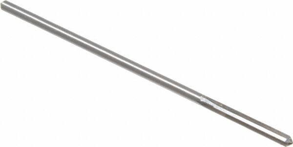 Alvord Polk - #32 High Speed Steel 4 Flute Chucking Reamer - Straight Flute, 0.112" Straight Shank, 7/8" Flute Length, 3-1/2" OAL - Eagle Tool & Supply