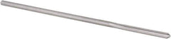 Alvord Polk - #35 High Speed Steel 4 Flute Chucking Reamer - Straight Flute, 0.103" Straight Shank, 7/8" Flute Length, 3-1/2" OAL - Eagle Tool & Supply