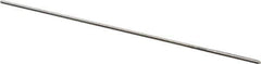 Alvord Polk - #63 High Speed Steel 4 Flute Chucking Reamer - Straight Flute, 0.035" Straight Shank, 1/2" Flute Length, 2-1/2" OAL - Eagle Tool & Supply