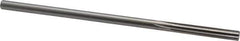 Alvord Polk - 1/4" High Speed Steel 6 Flute Chucking Reamer - Straight Flute, 0.2405" Straight Shank, 1-1/2" Flute Length, 6" OAL - Eagle Tool & Supply