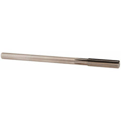 Alvord Polk - 0.498" High Speed Steel 6 Flute Dowel Pin Chucking Reamer - Eagle Tool & Supply