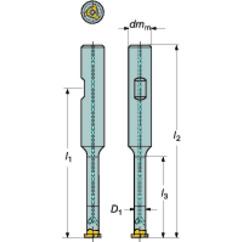 A327-16B18SC-09 Grooving Cutter - Eagle Tool & Supply