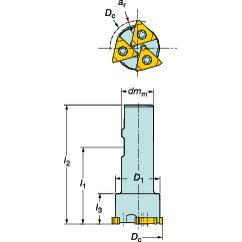 A328-044B19-13M Grooving Cutter - Eagle Tool & Supply