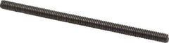 Value Collection - #8-32 3" OAL Fully Threaded Stud - Carbon Steel, Plain Finish - Eagle Tool & Supply