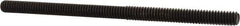 Value Collection - 1/4-20 4-1/2" OAL Fully Threaded Stud - Carbon Steel, Plain Finish - Eagle Tool & Supply