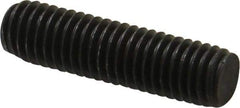 Value Collection - M8x1.25 30mm OAL Fully Threaded Stud - Carbon Steel, Plain Finish, Metric - Eagle Tool & Supply