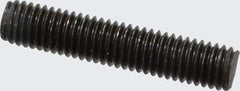 Value Collection - M8x1.25 40mm OAL Fully Threaded Stud - Carbon Steel, Plain Finish, Metric - Eagle Tool & Supply