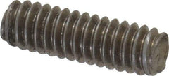 Value Collection - 1/4-20 3/4" OAL Fully Threaded Stud - Stainless Steel, Plain Finish - Eagle Tool & Supply