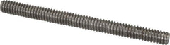Value Collection - 1/4-20 3" OAL Fully Threaded Stud - Stainless Steel, Plain Finish - Eagle Tool & Supply
