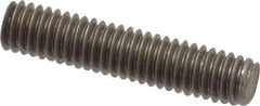 Value Collection - 5/16-18 1-1/2" OAL Fully Threaded Stud - Stainless Steel, Plain Finish - Eagle Tool & Supply
