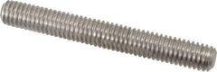 Value Collection - 3/8-16 3" OAL Fully Threaded Stud - Stainless Steel, Plain Finish - Eagle Tool & Supply