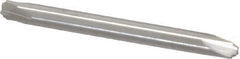 Accupro - 0.031" Radius, 3/16" Mill Diam, 4 Flute Solid Carbide Corner Rounding End Mill - Double End, Uncoated, 2" OAL, 3/16" Shank Diam - Eagle Tool & Supply