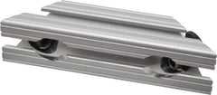 80/20 Inc. - 1-1/2" Wide, 6" High, Open Shelving 45° Support Bracket - Aluminum, Use with Series 15 - 1515 Extrusion - Eagle Tool & Supply