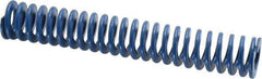 Associated Spring Raymond - 1" Hole Diam, 1/2" Rod Diam, 6" Free Length, Blue Die Spring - 240 Lb Max Deflection, 3" Max Deflection, Medium Duty, Chromium Alloy Steel - Eagle Tool & Supply
