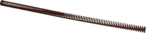 Associated Spring Raymond - 1/2" Hole Diam, 9/32" Rod Diam, 12" Free Length, Red Die Spring - 53.3 Lb Max Deflection, 4.44" Max Deflection, Medium Heavy Duty, Chromium Alloy Steel - Eagle Tool & Supply