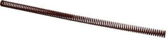 Associated Spring Raymond - 1/2" Hole Diam, 9/32" Rod Diam, 12" Free Length, Red Die Spring - 53.3 Lb Max Deflection, 4.44" Max Deflection, Medium Heavy Duty, Chromium Alloy Steel - Eagle Tool & Supply
