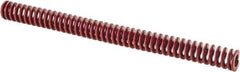 Associated Spring Raymond - 1" Hole Diam, 1/2" Rod Diam, 12" Free Length, Red Die Spring - 275.3 Lb Max Deflection, 4.44" Max Deflection, Medium Heavy Duty, Chromium Alloy Steel - Eagle Tool & Supply