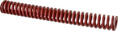 Associated Spring Raymond - 1-1/2" Hole Diam, 3/4" Rod Diam, 12" Free Length, Red Die Spring - 639.4 Lb Max Deflection, 4.44" Max Deflection, Medium Heavy Duty, Chromium Alloy Steel - Eagle Tool & Supply
