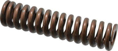 Associated Spring Raymond - 1-1/4" Hole Diam, 5/8" Rod Diam, 5" Free Length, Gold Die Spring - 795 Lb Max Deflection, 1.5" Max Deflection, Heavy Duty, Chromium Alloy Steel - Eagle Tool & Supply