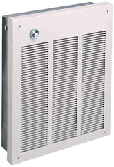 Marley - 240, 208 Volt, 2,000, 1,500 Watt, 8.3, 7.2 Amps, 100 CFM, 6,826/5,120 BTU, Fan Forced Wall Heater - 15-3/4 Wide x 1-3/8 Deep x 19-1/8 High - Eagle Tool & Supply
